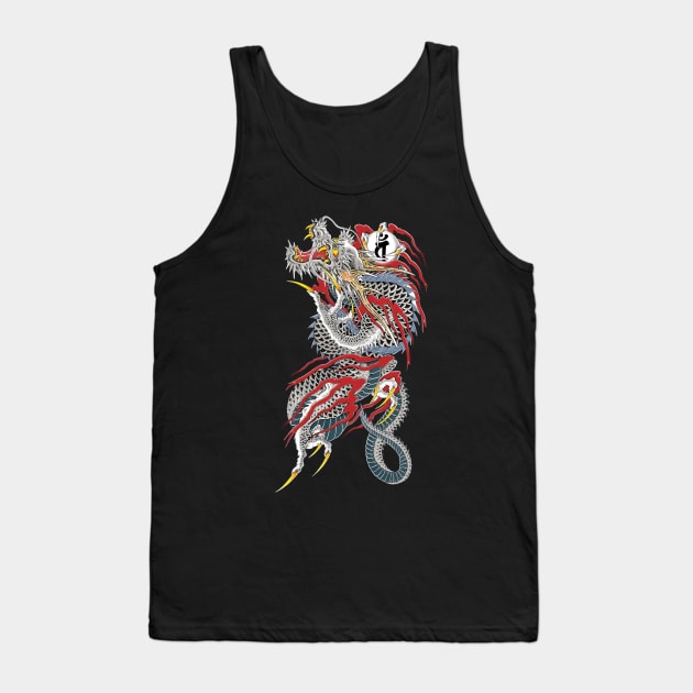 Kiryu Tatoo Tank Top by wenderinf